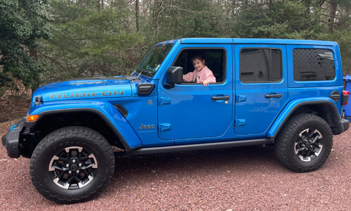 Blue Jeep