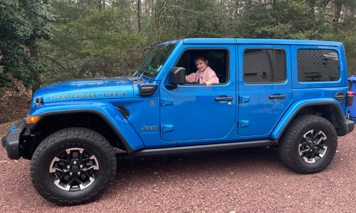 Blue Jeep